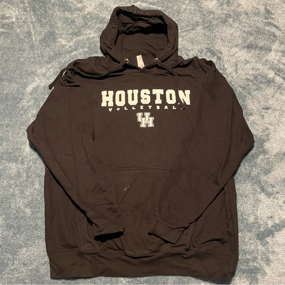 Independent Trading Co‎ Houston Volleyball Hoodie Black UH Cougars Womens XL